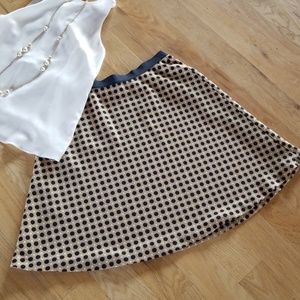 Ann Taylor Polka Dot Skirt, Like New